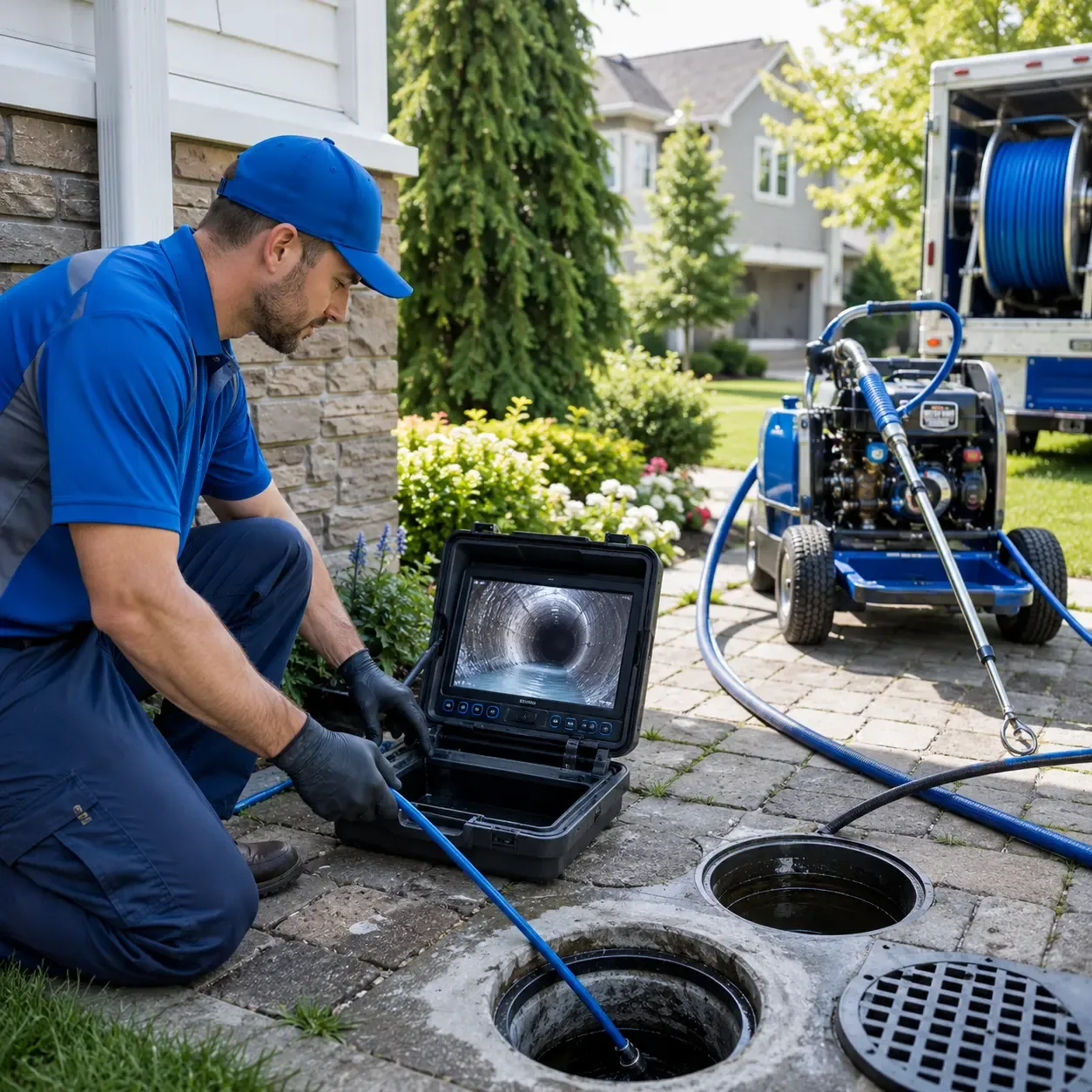 Outdoor drain cleaning professionals serving Gladewater, TX